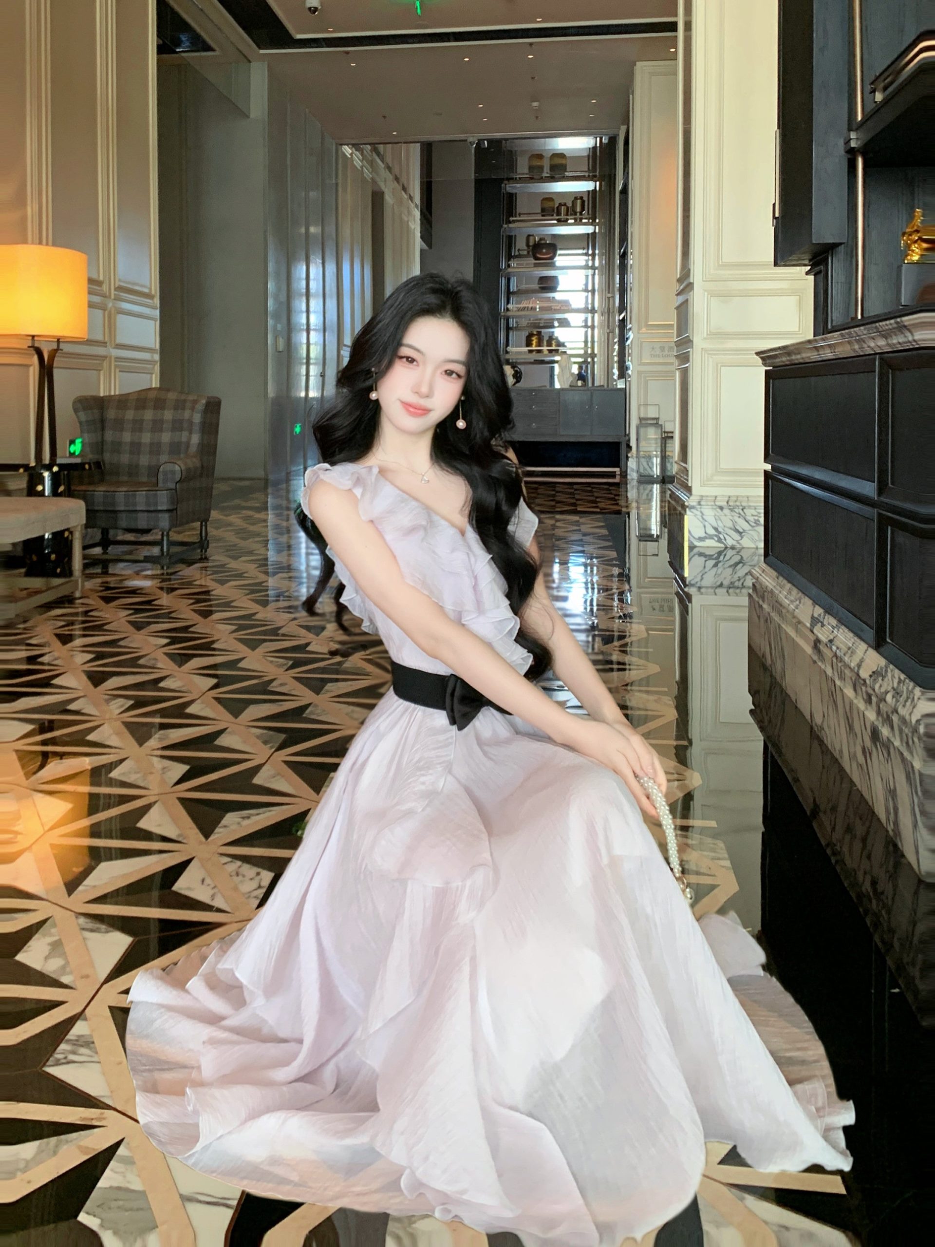 French-Style Ruffled Dress - Image 4