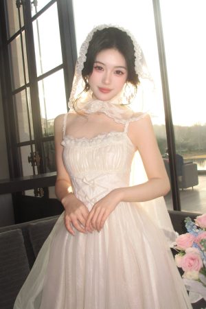 French-Style Slip Dress (Shawl Included)