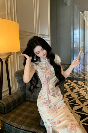 New Chinese Style Cheongsam Dress