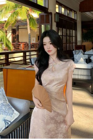 New Chinese Style Fishtail Dress