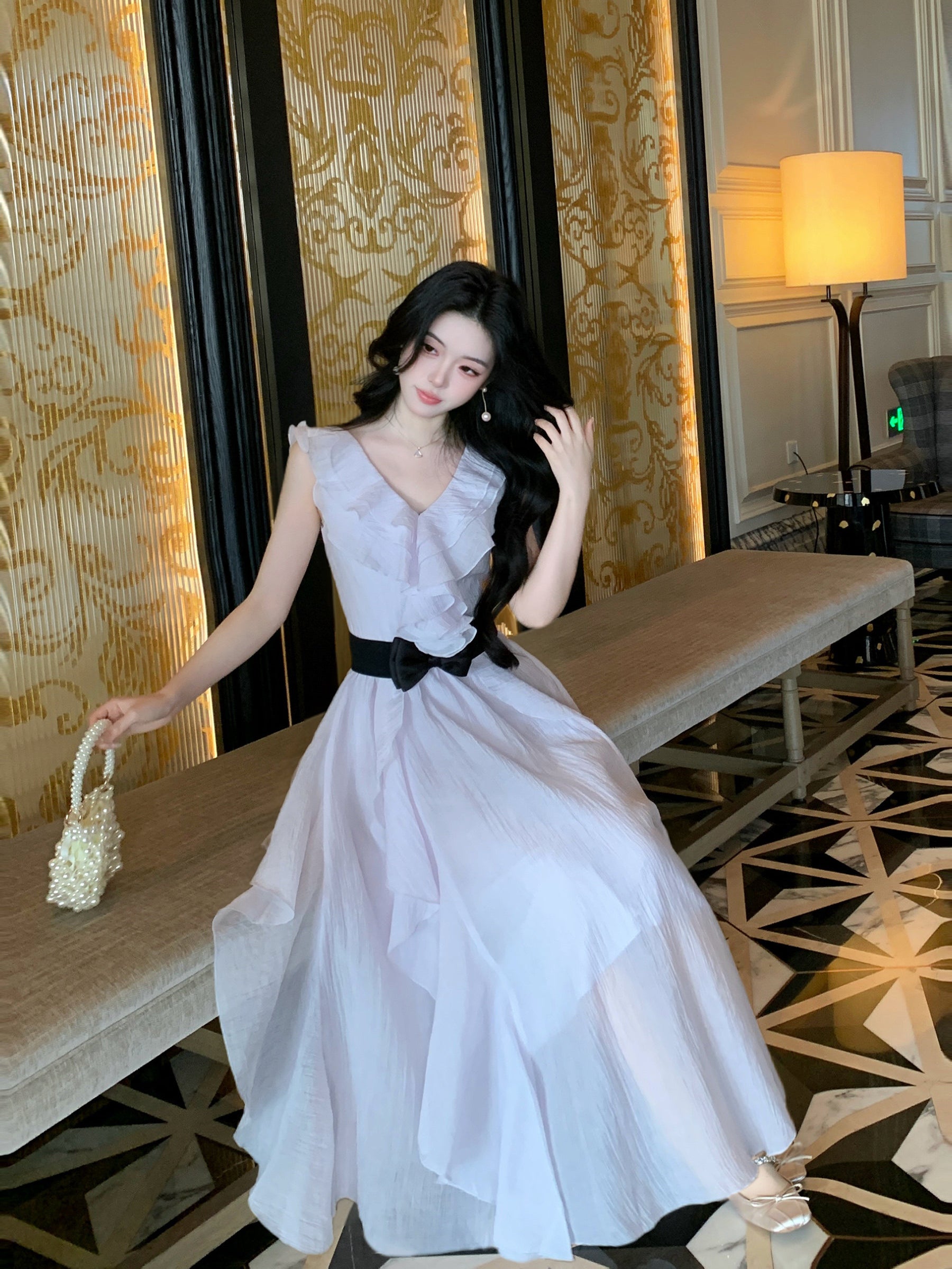 French-Style Ruffled Dress - Image 11