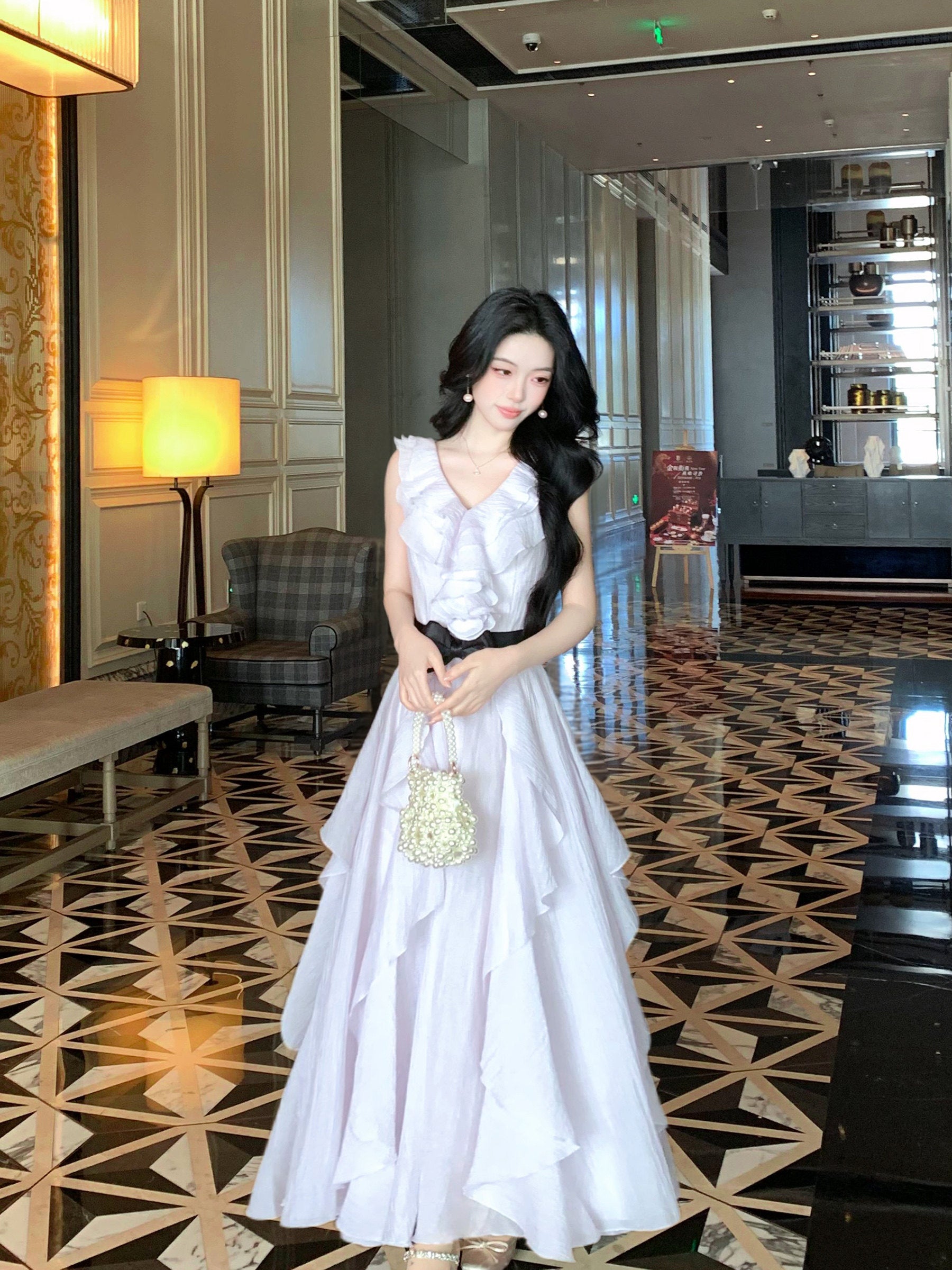 French-Style Ruffled Dress - Image 7