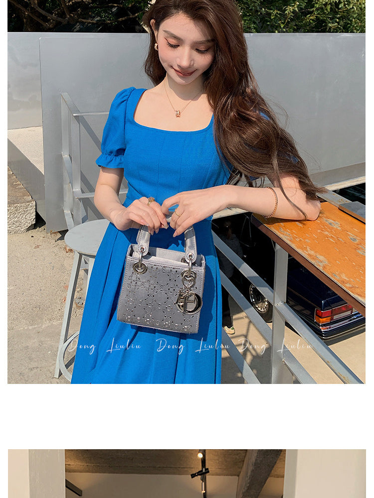 French Square Neck Dress - Image 7