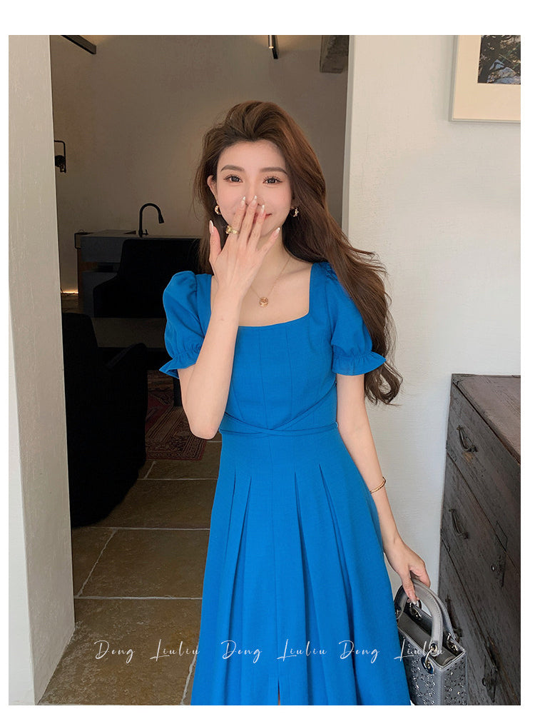 French Square Neck Dress - Image 6