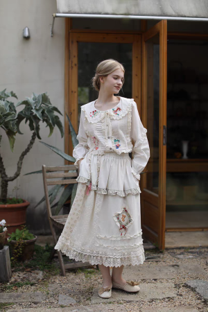 Mori Kei Top + Skirt Collection